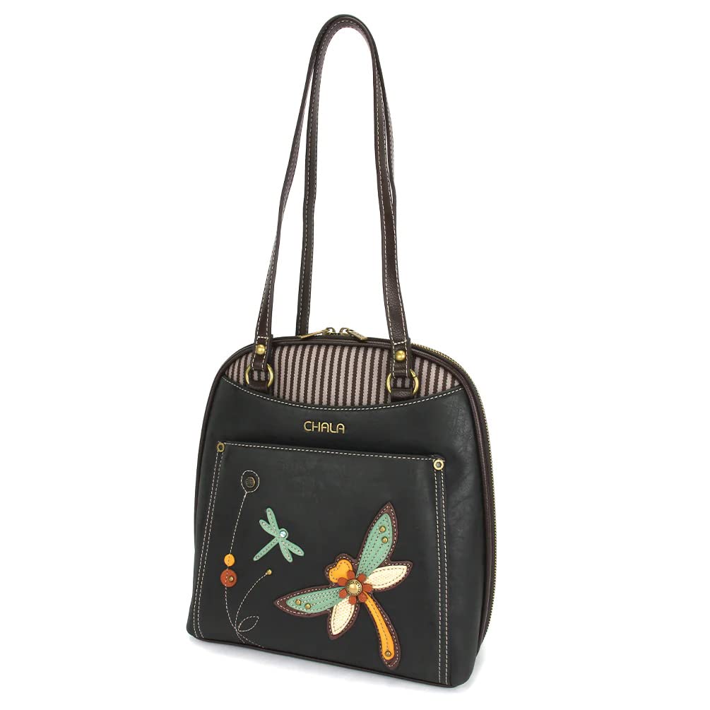 CHALA Convertible Mini Backpack Purse (Dragonfly)