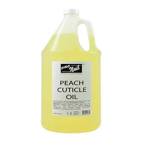 PRO NAIL - Cuticle Revitalizing Oil for Nails, Peach, 128 Oz - Professional Strength, Pedicure and Manicure - Moisturizes and Strengthens Nails