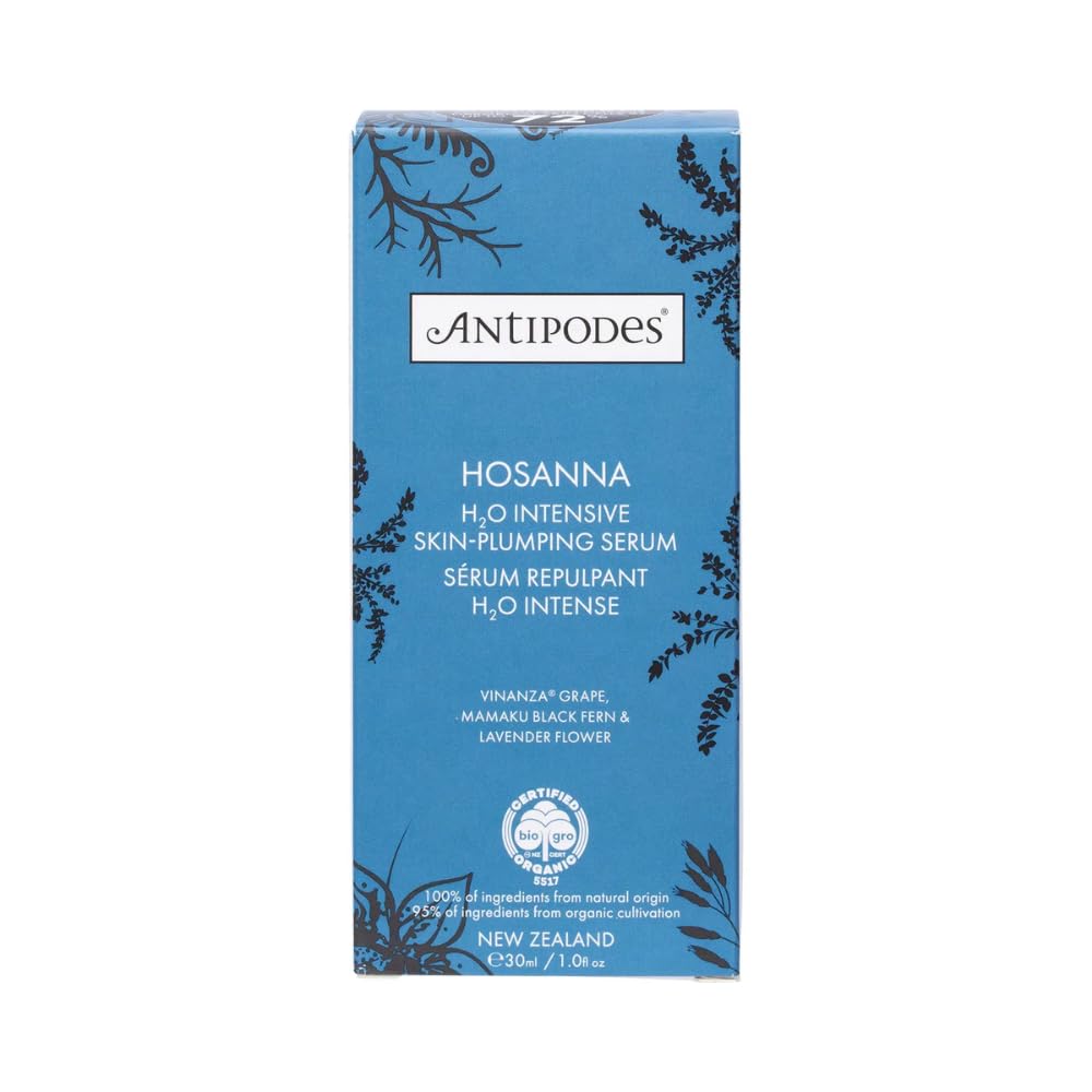 Hosanna H2O Intensive Skin-Plumping Facial Serum - Hydrating Serum - Collagen Face Serum with New Zealand Bioactives - Dry Skin & Dehydrated Skin