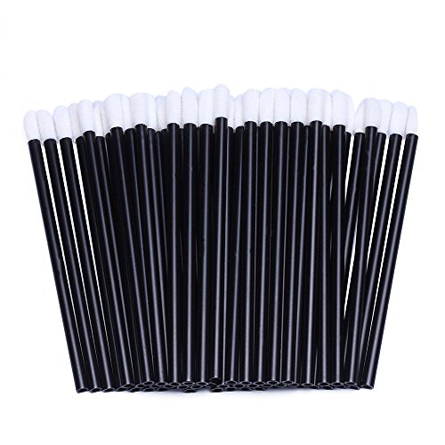 200 Pieces Disposable Lip Wands, Lip Brushes, Lipstick & Gloss Applicators Lint Free Makeup Applicator Brush Beauty Tool