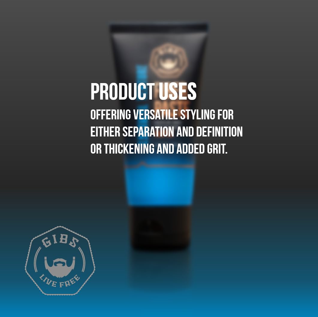 GIBS Grooming Tactical Texture Texturizing Fiber Paste, 3 Fl Oz