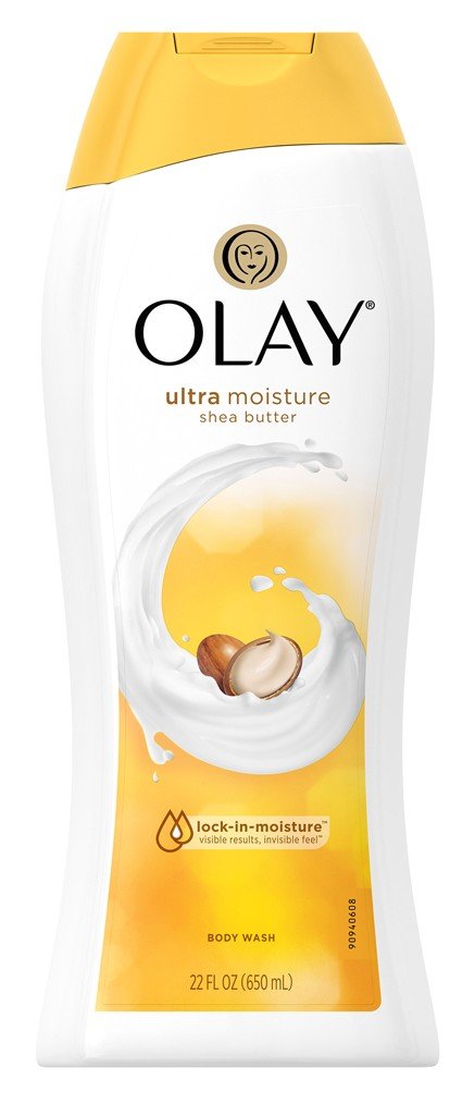 Olay Body Wash Ultra Moisture Shea Butter 22 Ounce (650ml) (6 Pack)