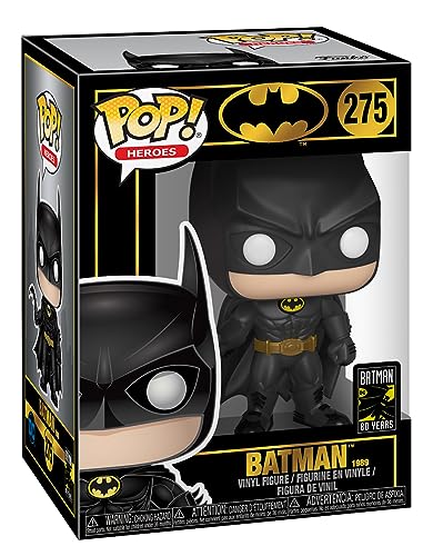 Funko Pop Heroes: Batman 80th - Batman - (1989),Multicolor, Standard - DC Comics - Collectable Vinyl Figure - Gift Idea - Official Merchandise - Toys…