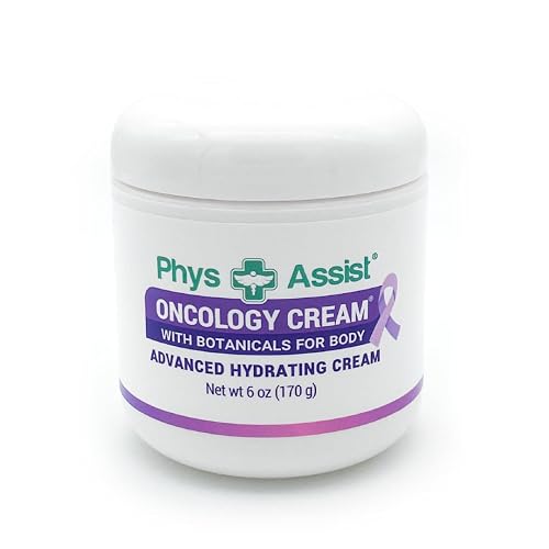 PhysAssist - Oncology Body Cream with Botanicals, 6 oz. Soothing and Hydrating to Stressed Skin. Made with Oils of Lavender, Calendula