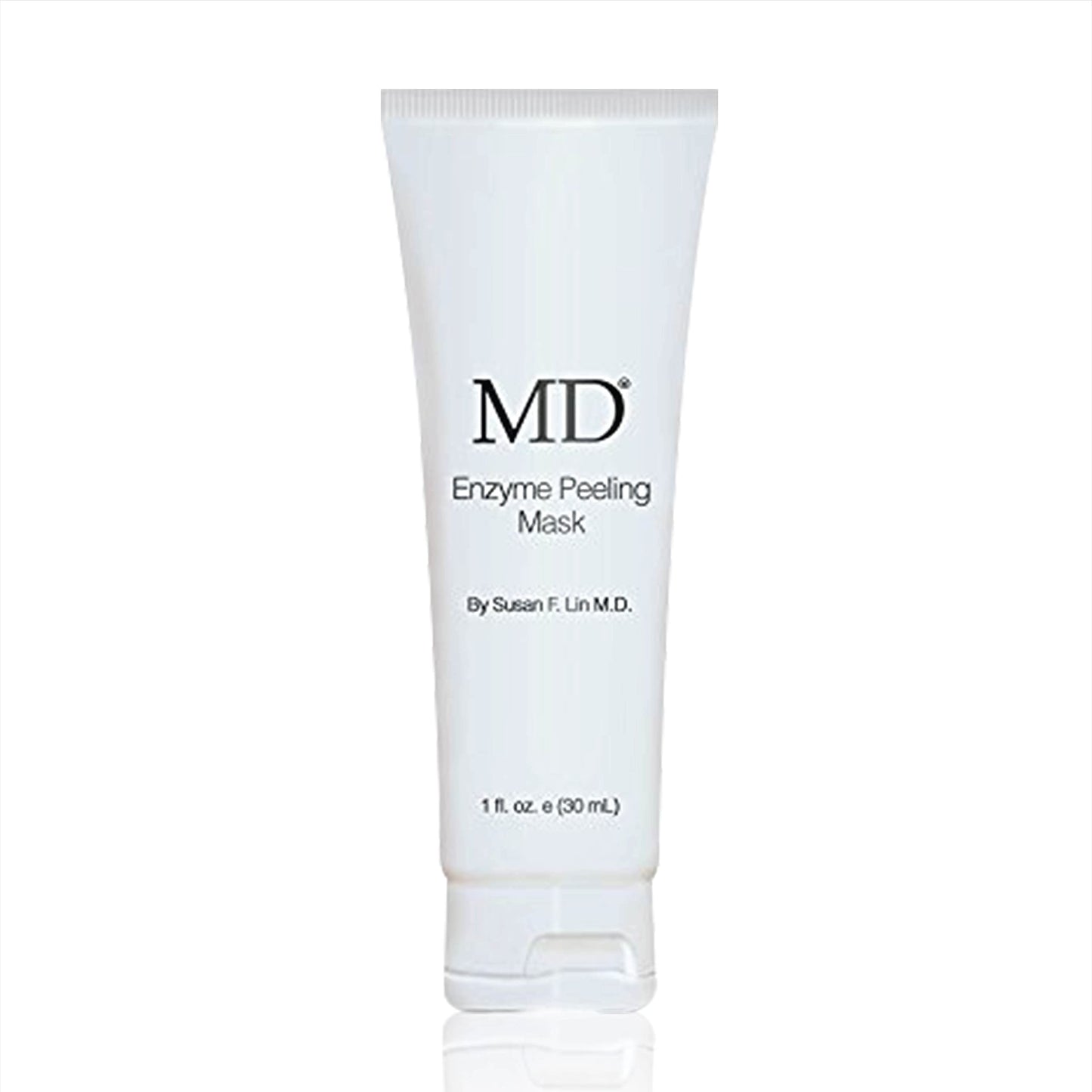 MD Enzyme Peeling Mask for Sensitive Skin - Gentle Exfoliating Gel with Papaya & Pineapple Enzymes - Professional Brightening Peel-Off Mask for Clear
