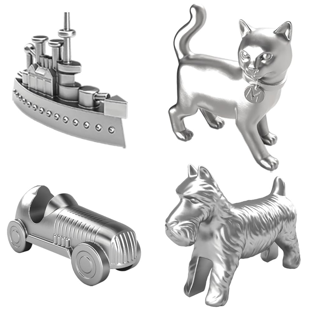 Monopoly Grab and Go Game for Ages 8 and Up, Travel Game for 2-4 Players