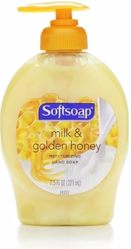 Softsoap Moisturizing Hand Soap, Milk & Golden Honey 7.5 oz (Pack of 7)