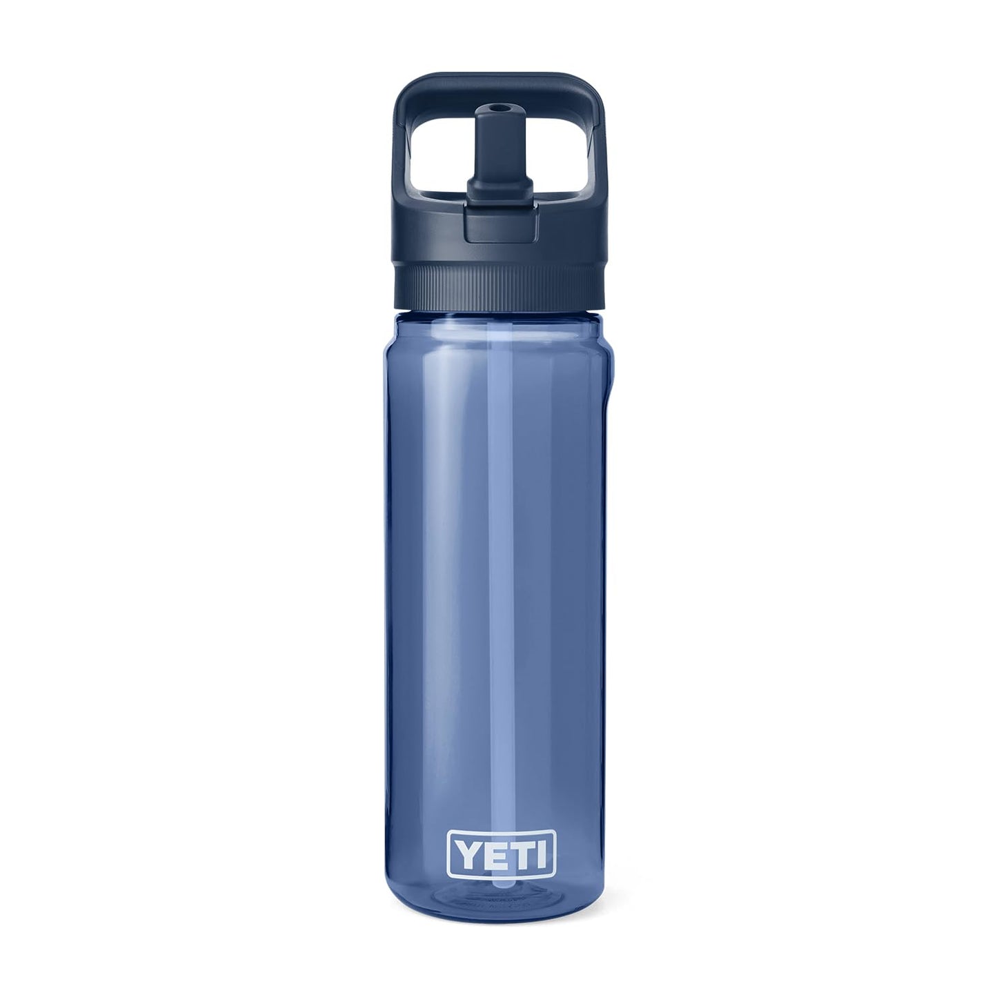 YETI Yonder 750 ml/25 oz Water Bottle with Yonder Straw Cap, Navy