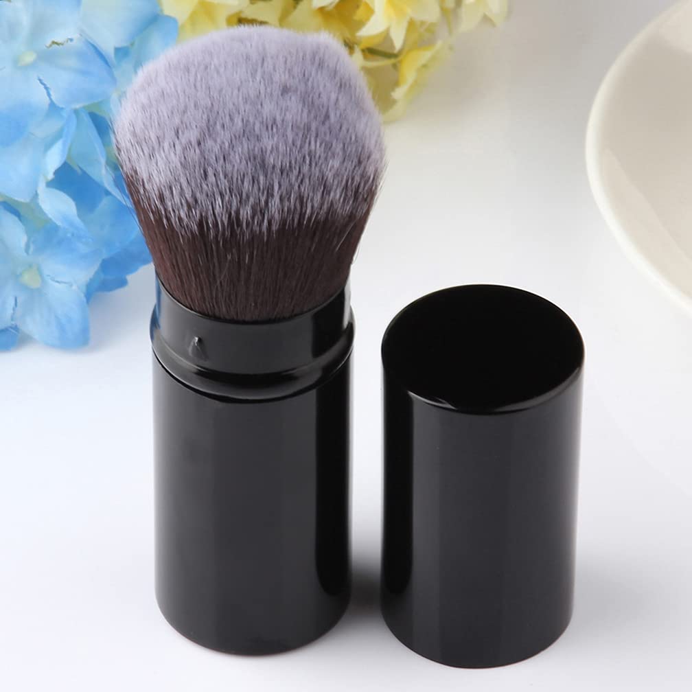 RN BEAUTY Retractable Kabuki Brushes Foundation Powder Blush Brush Extensible Makeup Brush Face Blender Brush Professional Mineral Blending Brush