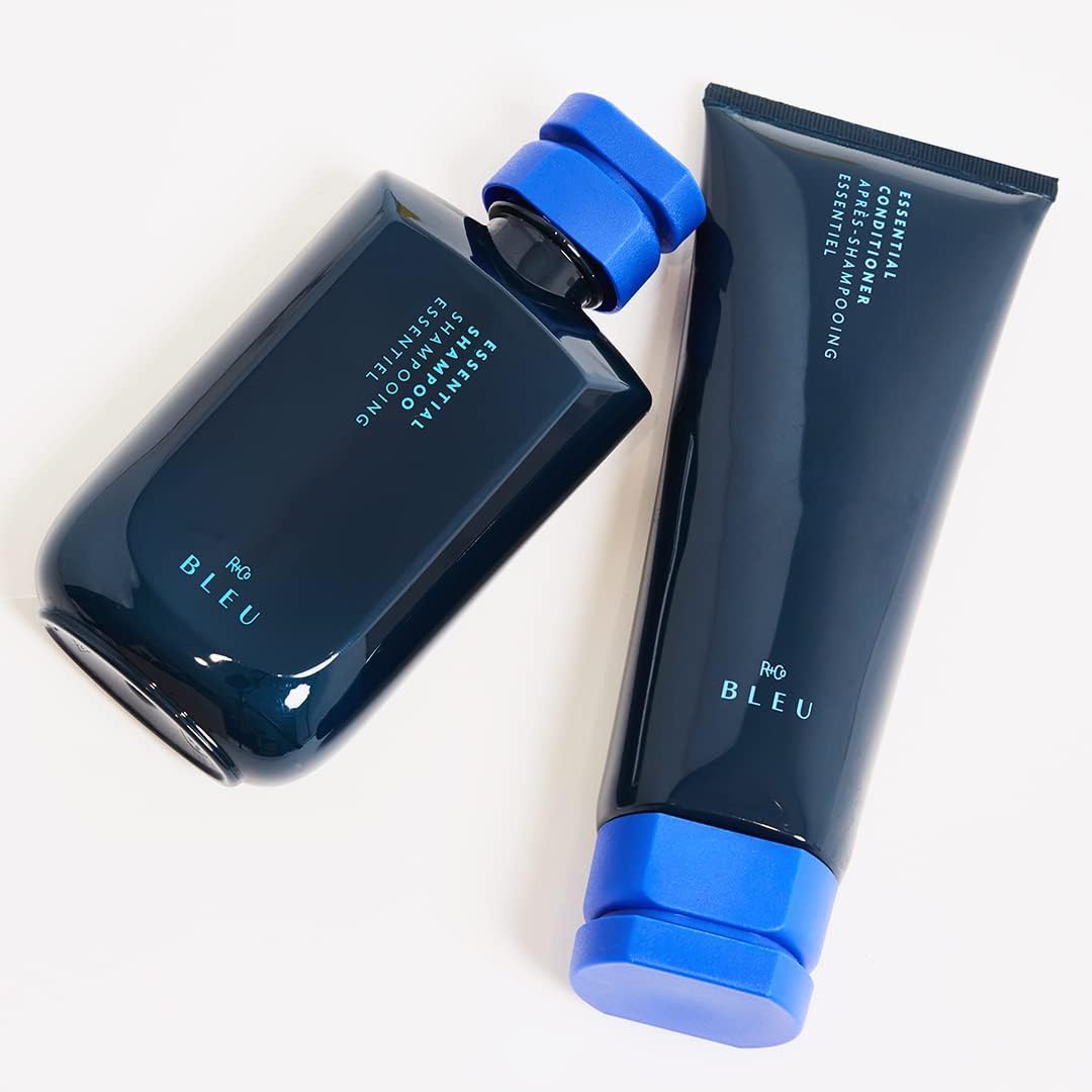 R+Co BLEU Essential Shampoo - Gently Cleanses, Delivers Hydration, Adds Glossy Shine, Provides UVA, UVB, and Antioxidant Protection for Healthy Hair
