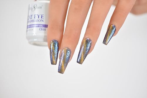Cre8tion Cat Eye Chameleon LED/UV Soak Off Gel Polish 0.5 oz (CE05) Beauty & Personal Care Cre8tion