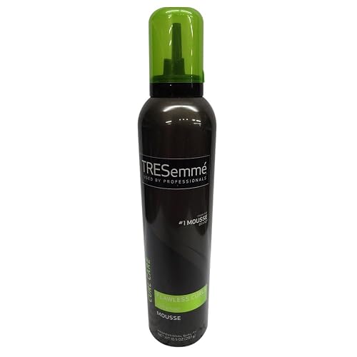 TRESemmé Flawless Curls Mousse with Coconut and Avocado Oil, Provides Extra Hold in a Lightweight Formula, Paraben Free and Alcohol Free, Leaves Curls