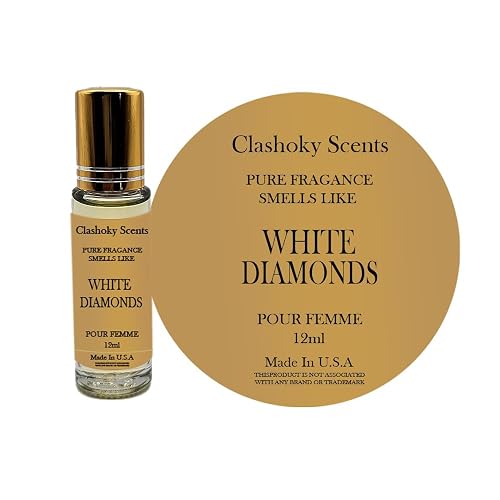 Clashoky Fragrance Perfume Oils White Diamonds Perfume Roll On Body Oil for Women (12ml) (Pack of 1)