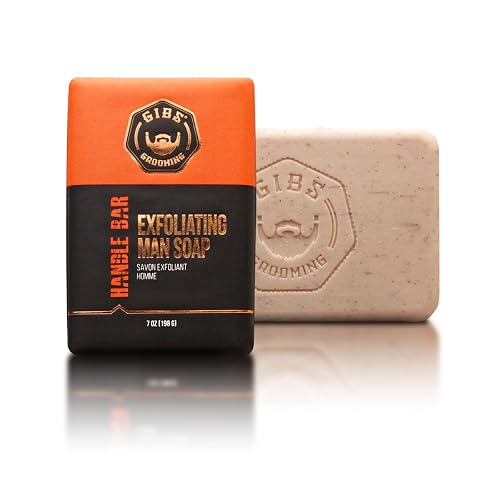 GIBS Handle Bar, Exfoliating, Long-Lasting, Citrus, 7oz Bar Soap Beauty & Personal Care GIBS