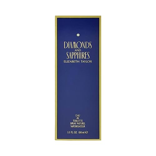 DIAMONDS & SAPHIRES by Elizabeth Taylor Eau De Toilette Spray 3.4 oz for Women - 100% Authentic