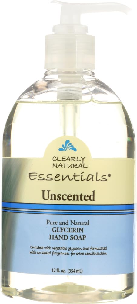 Clearly Natural Pure and Natural Glycerine Hand Soap Unscented - 12 fl oz - Pack of 1 by Clearly Natural