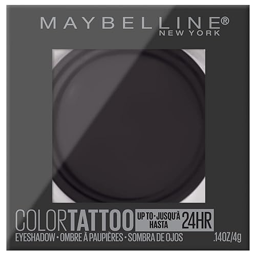 Maybelline New York Color Tattooup to 24HR Longwear Waterproof Fade Crease Resistant Blendable Cream Eyeshadow Pots Makeup, Risk Maker, 0.14 Oz