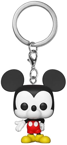 Funko Pop Keychain: Mickey Mouse - Mickey (New Pose) Collectible Figure, Multicolor