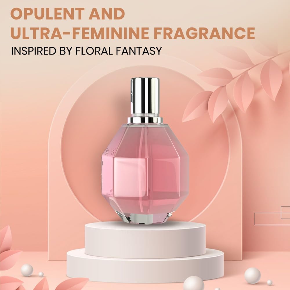 Sandora Fragrances FLORAL BOOM Women's Perfume - Floral, Bergamot and Osmanthus; Orchid, Jasmine, Rose, Freesia and African Orange Flower; Patchouli