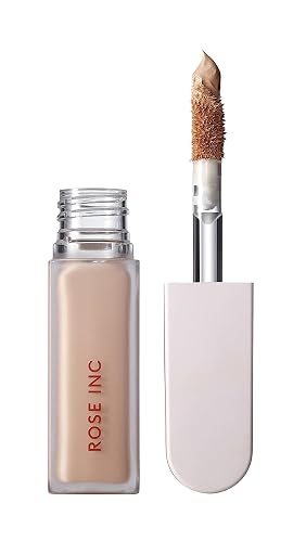 Rose Inc Softlight Clean Dewy Hydrating Concealer - LX 040 - Light/Medium Skin Tone, Golden Neutral Undertone