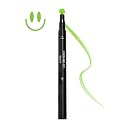 FMU Beauty UFO Body Art Stamp + Pen Liner for Bright Colorful Festival Makeup (Happy Place - Green Smiley)