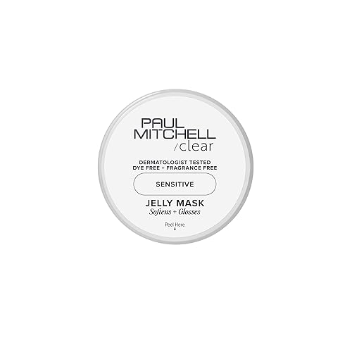 Paul Mitchell Clear Jelly Mask, Fragrance Free Hair Mask, For Sensitive Scalp + Skin, 2 oz