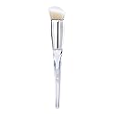 e.l.f. Precision Swirl Foundation Brush, Blends Liquid Foundation Smoothly Onto Skin, Triangular Handle For Ultimate Control, Vegan & Cruelty-Free