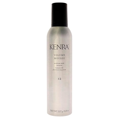Kenra Professional Volume Mousse 12 | Medium Hold Mousse | Non-Drying, Non-Flaking Lightweight Formulation |Styling Control Without Stiffness Or