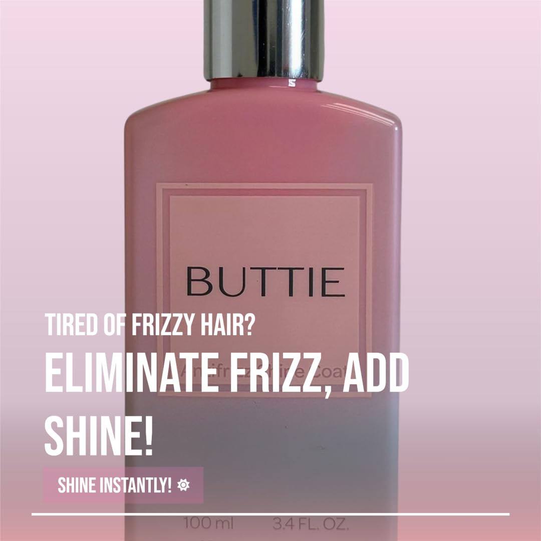 Buttie Antifrizz Shine Coat - Frizz Control & Gloss for Silky, Smooth Hair