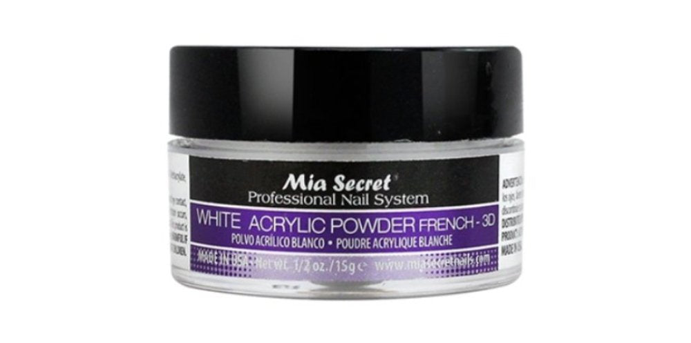 Mia Secret White Acrylic Powder 0.5 oz. Beauty & Personal Care Mia Secret