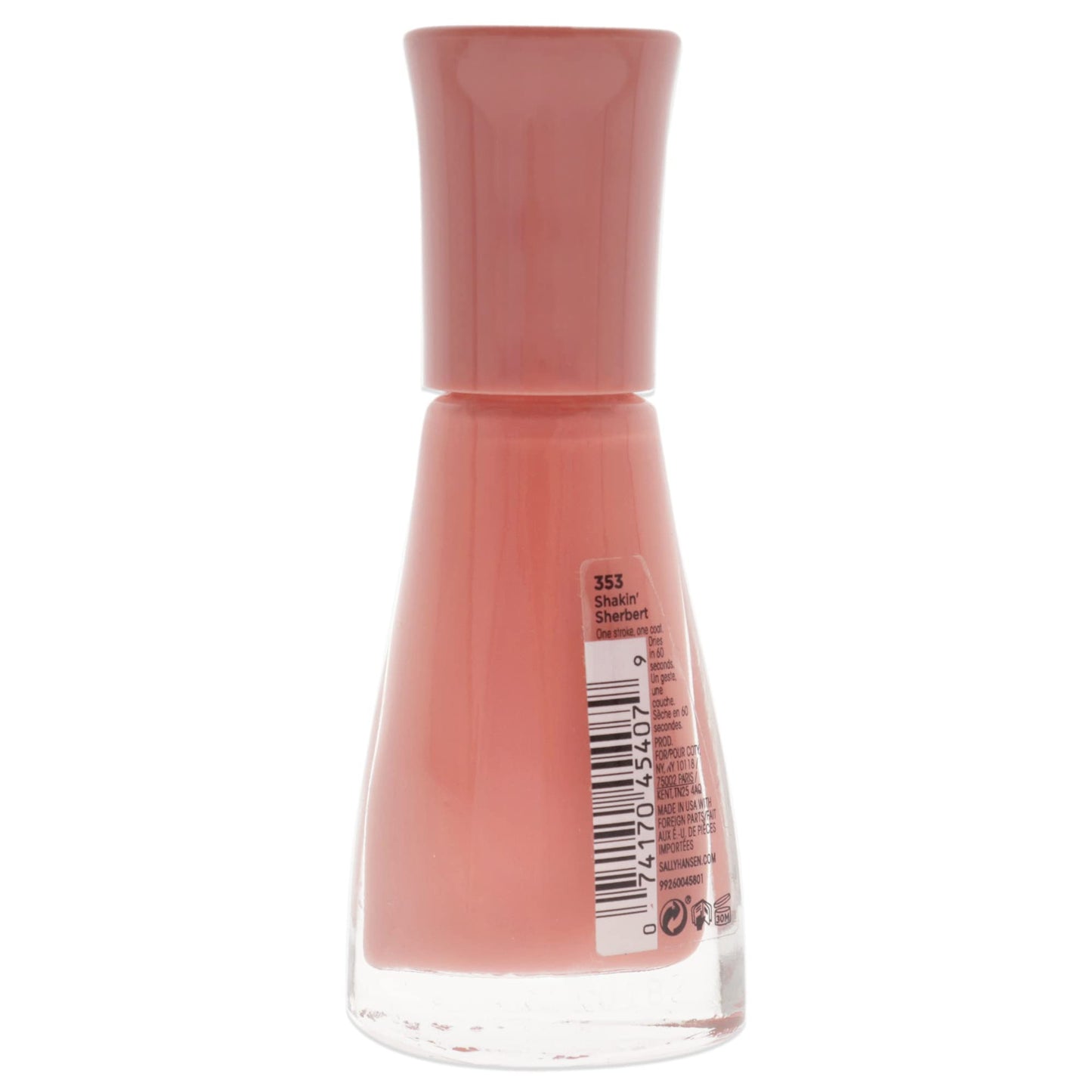 Sally Hansen Insta-Dri Nail Color - 353 Shakin Sherbert Nail Polish Women 0.31 oz Beauty & Personal Care Sally Hansen