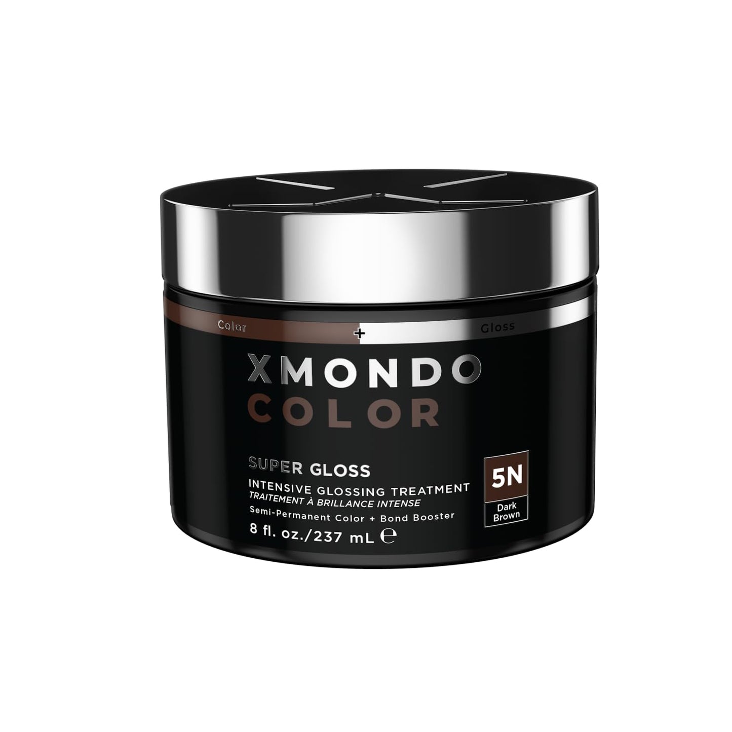 XMONDO Color Depositing Mask & Glossing Treatment, Dark Brown, 8 Fl Oz Beauty and Personal Care XMONDO Default Title