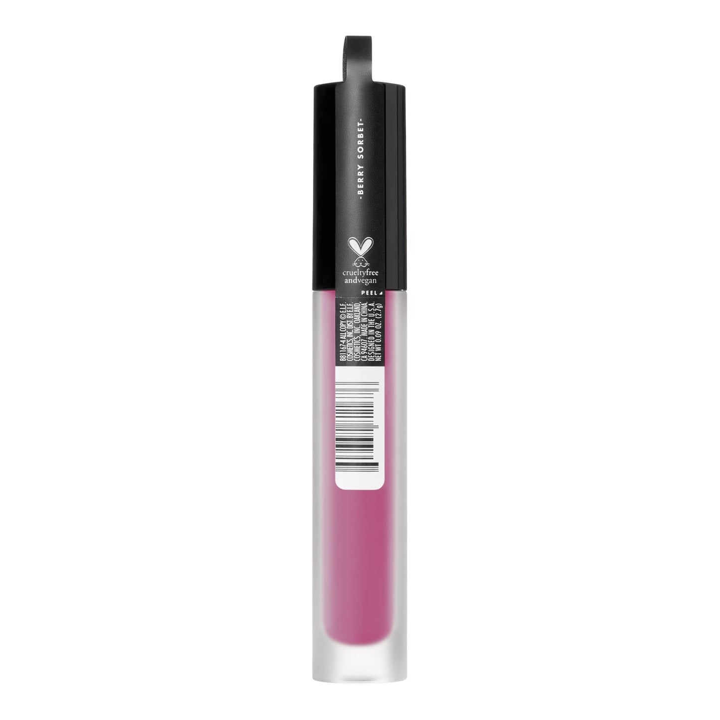 e.l.f. Liquid Matte Lipstick, Long Lasting, Quick-Drying, Smudge-Proof, Nourishes, Conditions, Moisturizes, Enriched with Vitamin E, Mauvelous, 0.1 Oz
