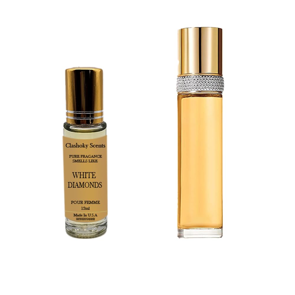 Clashoky Fragrance Perfume Oils White Diamonds Perfume Roll On Body Oil for Women (12ml) (Pack of 1)