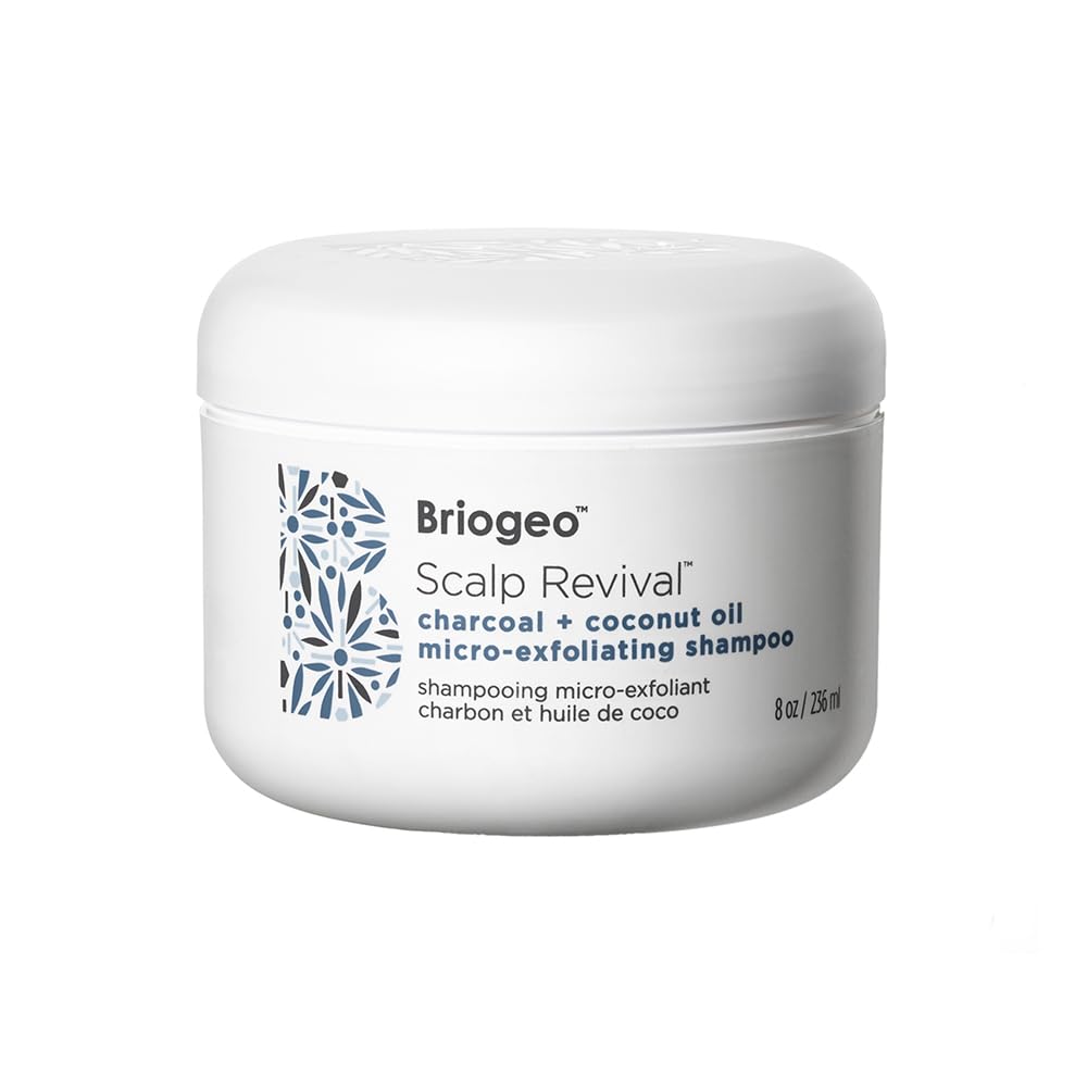 Briogeo Scalp Revival Charcoal + Coconut Oil Micro-Exfoliating Shampoo | Sulfate-Free Scalp Scrub for Dry, Itchy, or Oily Scalp | Detoxifying Beauty and Personal Care Briogeo
