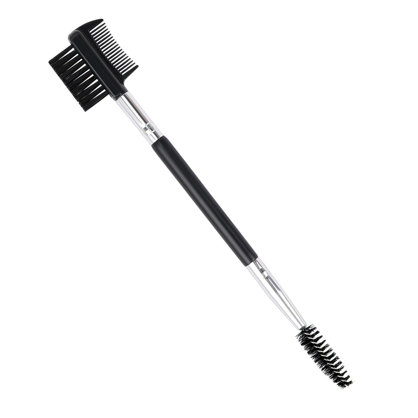 3 Head Eyebrow Eyelash Shaper Eyelash Comb Double Head Brush Makeup Grooming Tool cosmetic with 3 Different Spoolie Brushes for Separating Lashes