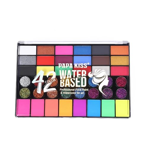 Water based colors painted body and face (WTCOLOR9)