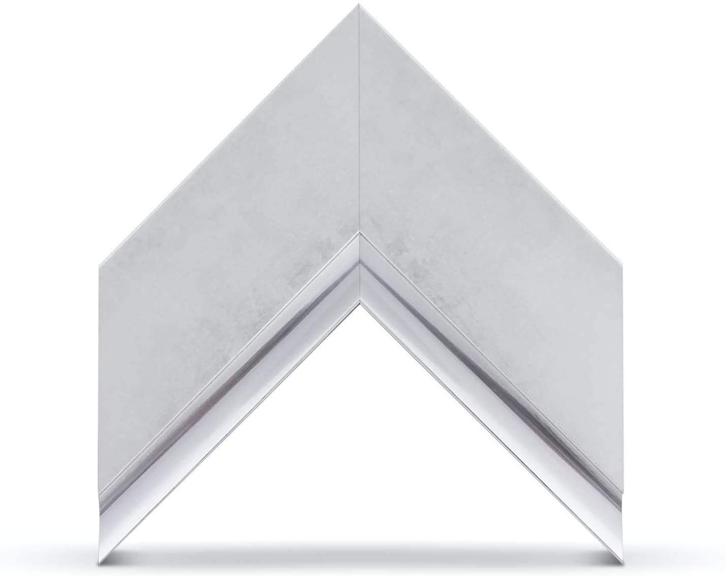 Contemporary Silver 85" Premiere Deco TV Frame - Compatible ONLY with Samsung The Frame TV and Pro TVs (Fits 2021-2025, LS03A,