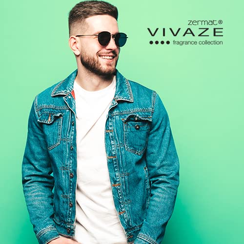 Zermat Vivaze Vivaldi, Fragrance for Men, Fresh - Herbal Scent 2 Fl. Oz