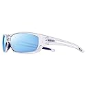 Revo Sunglasses Coast: Polarized Lens with Medium Sport Wrapped Frame, Crystal Frame with Blue Water Lens