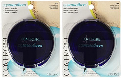 COVERGIRL Smoothers Pressed Powder, Translucent Fair .32 oz (9.3 g) (Packaging may vary)