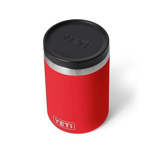 YETI Rambler 16 oz Food Jar, Vacuum Insulated, Stainless Steel, With Airtight Lid, Rescue Red