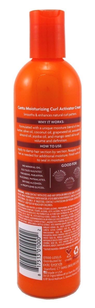 Cantu Shea Butter Moisturizing Curl Activator Cream 12 Oz., Ivory (0002)