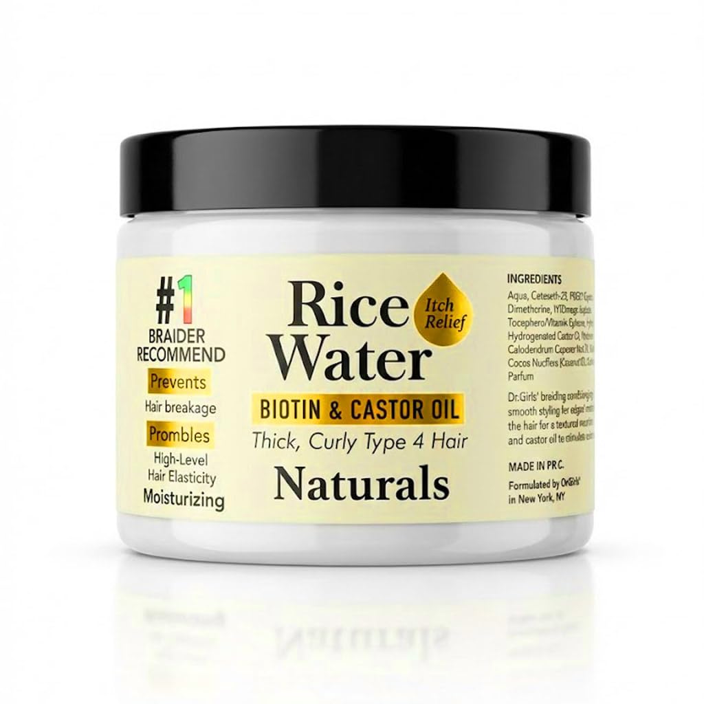 Dr Girls Super Grow Loc & Twists Braiding Conditioning Gel/9.8oz/ Extra Mega Hold (Goat Milk)