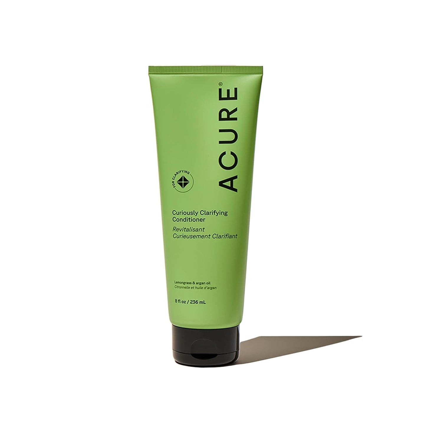 Acure Curiously Clarifying Conditioner - Hair Conditioner for Women & Men with Oily Hair & Residue, Lightweight Hair Care for Curly, Straight, Thick