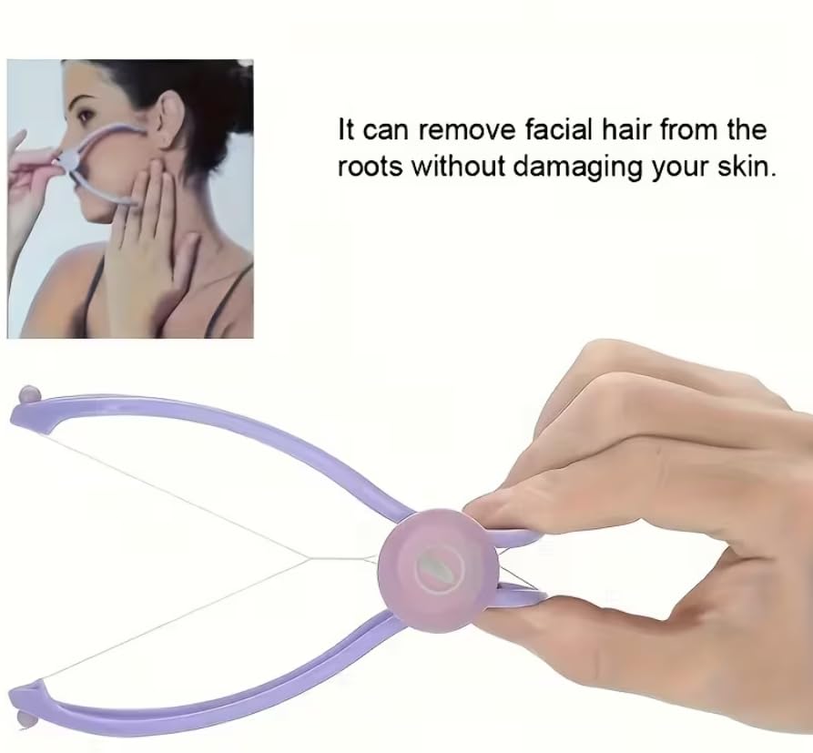 Organic Cotton Eyebrow Threading Thread - India - Dermaplaning Epilator Tool for Upper Lip Chin Forehead Ibrow Hair Removal Beauty and Personal Care UNIQUE KAFTANS