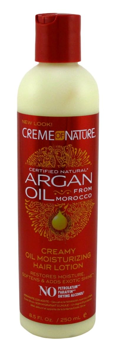 Creme Of Nature Argan Oil Creamy Oil Moisturizer 8.45 Ounce (249ml) (3 Pack)