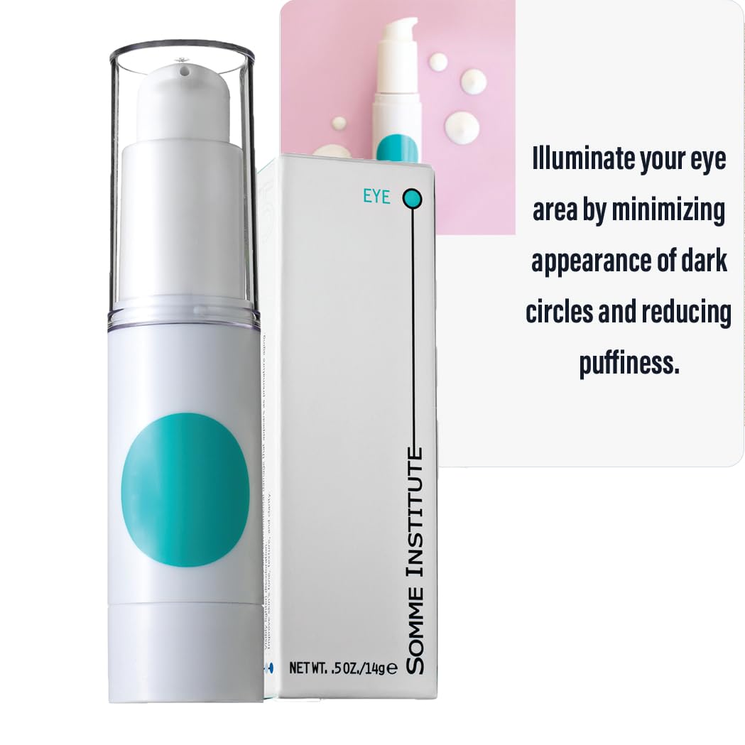 Somme Institute Hyaluronic Acid Eye Cream with MDT5 | for Dark Circles, Puffiness, and Hyperpigmentation | Anti-Aging Cream | Boost Collagen
