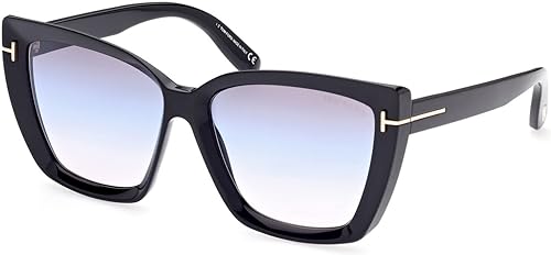 Tom Ford SCARLET-02 FT 0920 Shiny Black/Grey Shaded 57/15/140 women Sunglasses