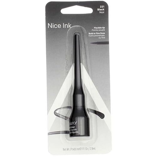 Liquid Eyeliner # 221 Black Noir by Almay for Women - 0.1 oz Eyeliner